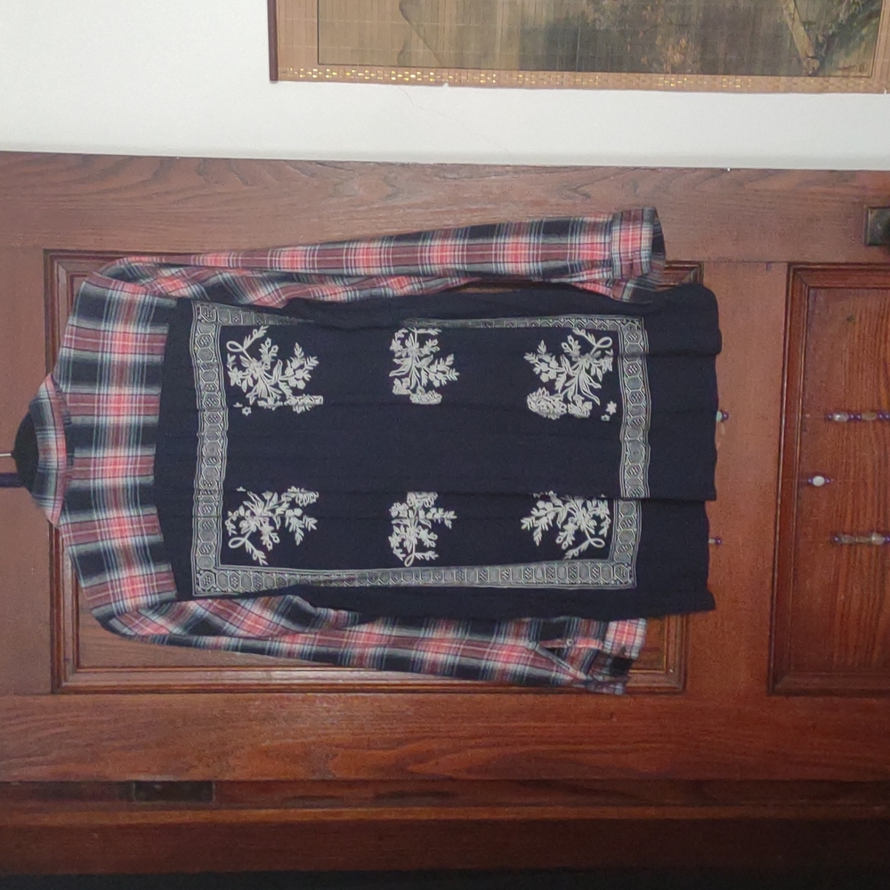 Free people flannel bandana shirt - Picture 1 of 4